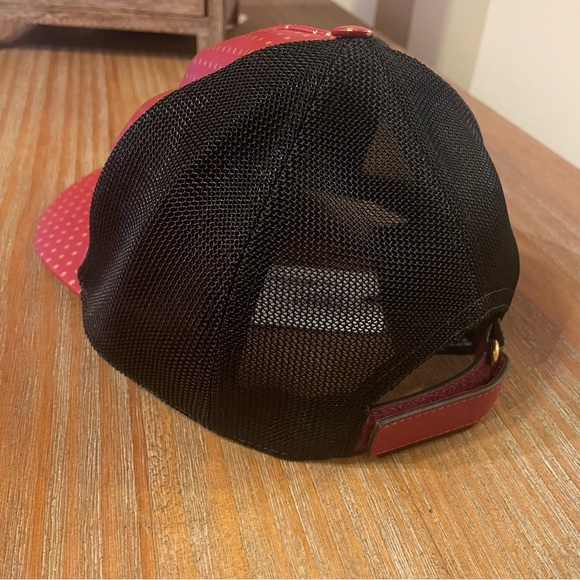 NWT Gucci “Guccy” Logo Moon/Star Print Baseball Hat - Red (L) - Discontinued - Picture 7 of 14